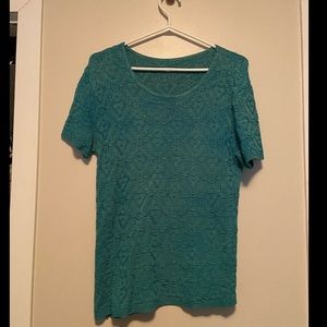 Knit T-shirt with heart details